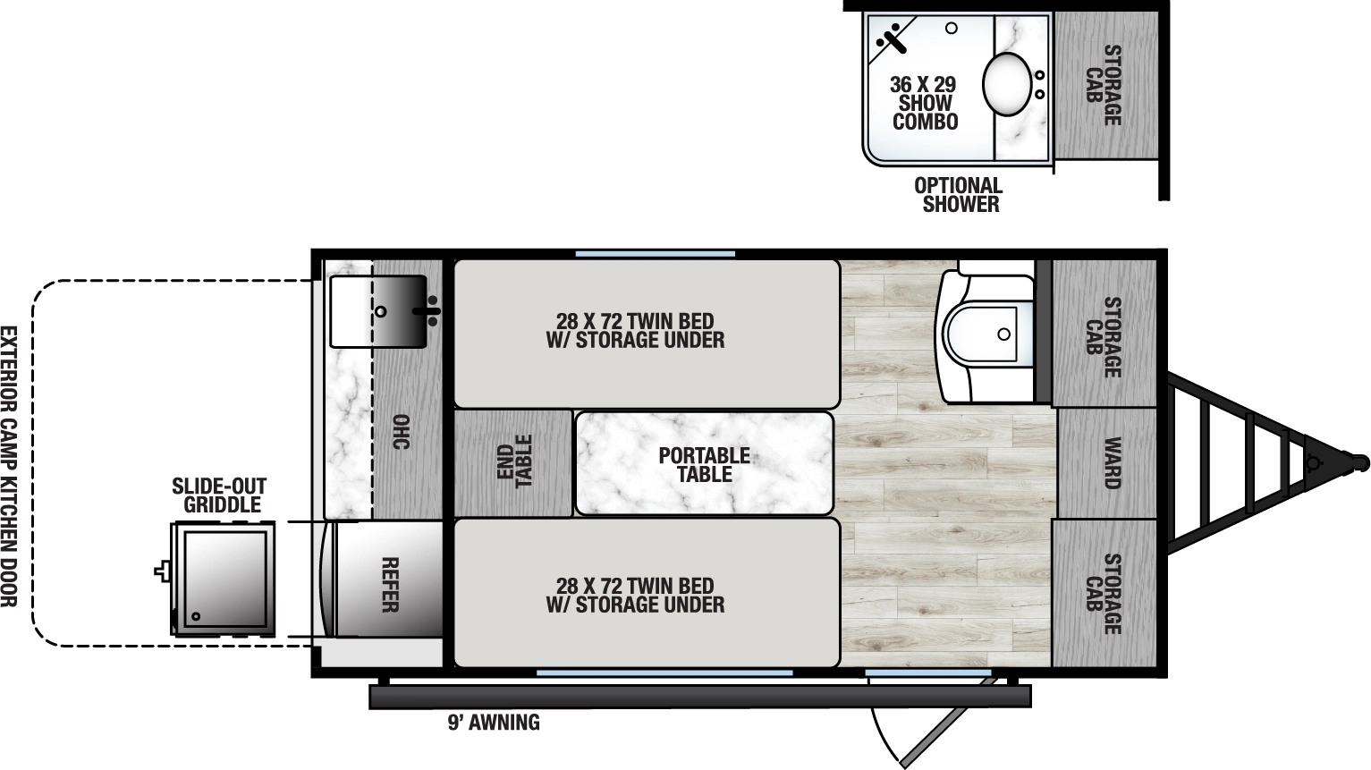 Clipper Rok 11000ROK Floorplan
